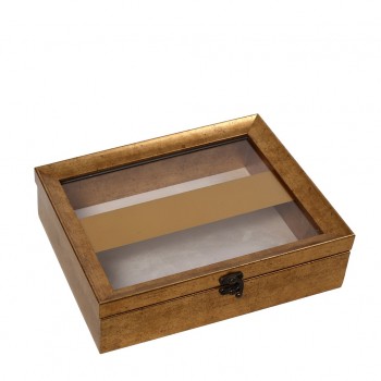 ΚΟΥΤΙ ΠΟΛΥΡΕΖ. ΜΕ ΓΥΑΛΙΝΟ ΚΑΠ. ΧΡΥΣΗ ΡΙΓΑ 30Χ26Χ6ΕΚ. ΚΟΥΤΙ ΠΟΛΥΡΕΖ. ΜΕ ΓΥΑΛΙΝΟ ΚΑΠ. ΧΡΥΣΗ ΡΙΓΑ 30Χ26Χ6ΕΚ.