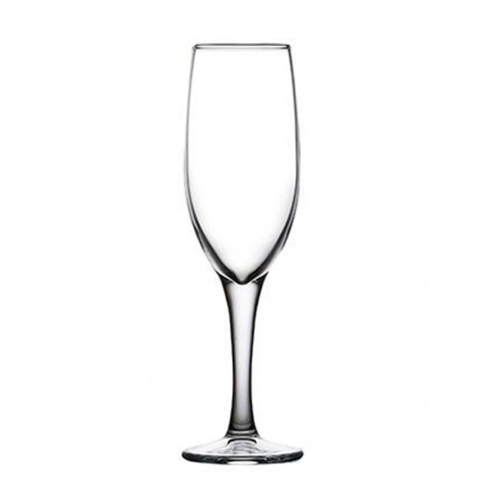 MODA CHAMPAGNE FLUTE TEMPERED 165CC H:18.3CM P/1200 FLX12