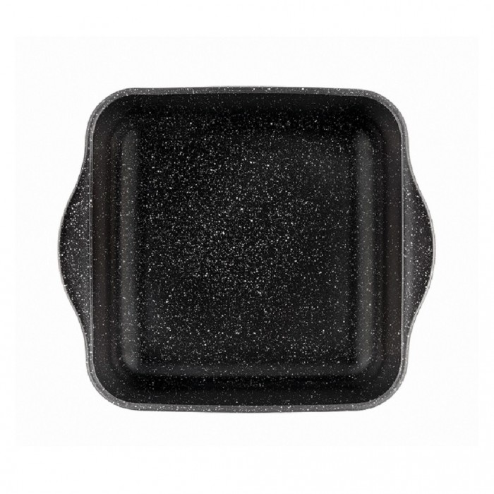 BORCAM NON-STICK BLACK SQ. TRAY TEMP. 1950CC 25,6X22X5,93 P/144 GB1.OB6 (smC)