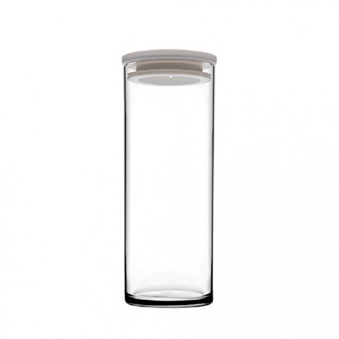 BREAKFAST CLUB JAR W/WHITE LID 1230CC H: 23,4 P/384 GB2.OB8