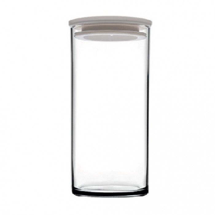 BREAKFAST CLUB JAR W/WHITE LID 730CC H: 15,5 P/576 GB2.OB8