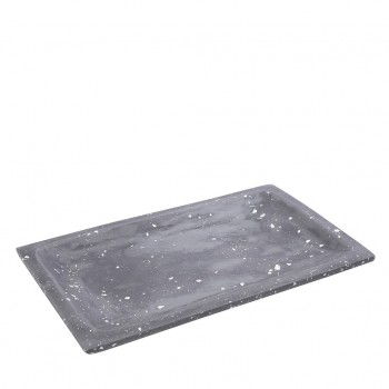 DIS. ΔΙΑΚΟΣΜΗΤΙΚΗ ΠΙΑΤΕΛΑ ΠΑΡΑΛΛΗΛΟΓΡΑΜΜΗ ΜΩΣΑΪΚΟ ΣΚΟΥΡΟ ΓΚΡΙ 43Χ27Χ4ΕΚ