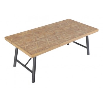 ΤΡΑΠΕΖΑΚΙ ΣΑΛΟΝΙΟΥ ΜΕΤΑΛ. ΜΕ ΞΥΛ. ΕΠΙΦ.120Χ60Χ45ΕΚ