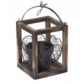 ΓΛΑΣΤΡΑΚΙ ΣΕ ΞΥΛΙΝΟ ΦΑΝΑΡΙ "ΚΑΡΔΙΑ" 18.5ΕΚ ΓΛΑΣΤΡΑΚΙ ΣΕ ΞΥΛΙΝΟ ΦΑΝΑΡΙ "ΚΑΡΔΙΑ" 18.5ΕΚ