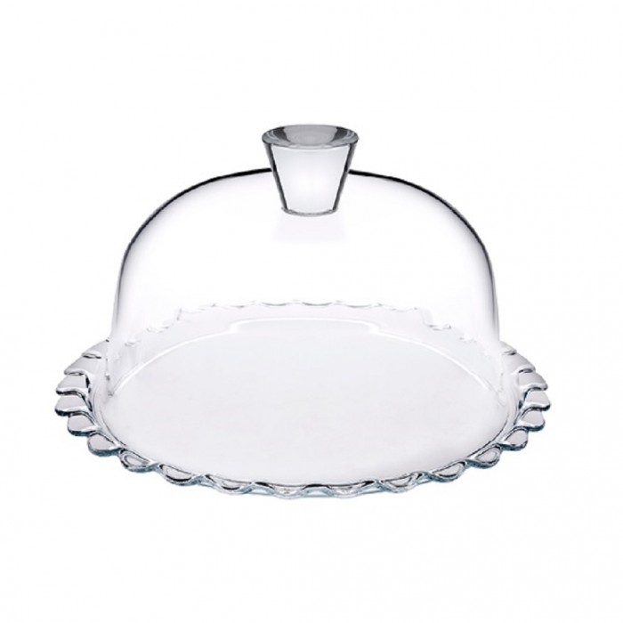 PETITE PATISSERIE PLATE-DOME H:15,3 D:26,4CM P/72 GB1.OB2