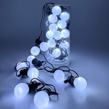ΛΑΜΠΑΚΙ ΚΗΠΟΥ ΛΕΥΚΟ ΜΕ 25 LED ΛΑΜΠΕΣ 10ΜΕΤΡΑ ΛΑΜΠΑΚΙ ΚΗΠΟΥ ΛΕΥΚΟ ΜΕ 25 LED ΛΑΜΠΕΣ 10ΜΕΤΡΑ