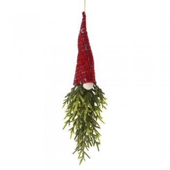 ΚΡΕΜΑΣΤΟ ΠΡΑΣΙΝΟ ΔΕΝΔΡΟ ΝΑΝΟΣ ΜΕ ΚΟΚΚΙΝΟ ΣΚΟΥΦΟ 50ΕΚ