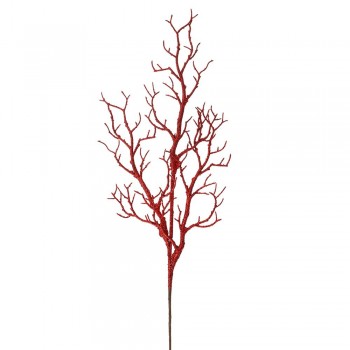 ΚΟΚΚΙΝΟ GLITTER ΚΟΡΑΛΙ ΚΛΑΔΙ 65EK