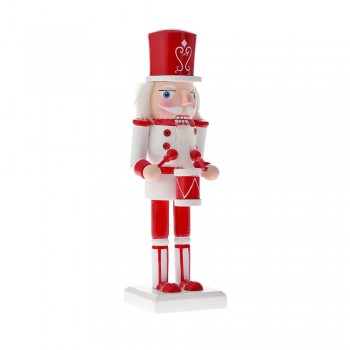 ΛΕΥΚΟΣ ΚΟΚΚΙΝΟΣ ΞΥΛΙΝΟΣ ΚΑΡΥΟΘΡΑΥΣΤΗΣ 8Χ7Χ25ΕΚ