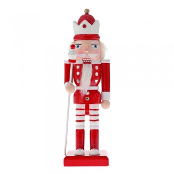 ΚΟΚΚΙΝΟΣ ΛΕΥΚΟΣ ΞΥΛΙΝΟΣ ΚΑΡΥΟΘΡΑΥΣΤΗΣ 10Χ8Χ35ΕΚ