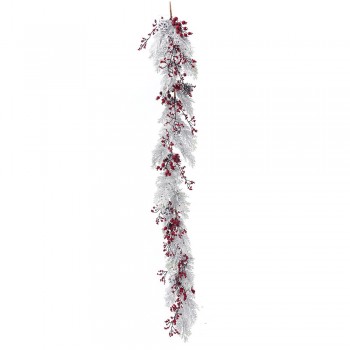 ΧΙΟΝΙΣΜΕΝΗ ΓΙΡΛΑΝΤΑ ΜΕ KOKKINA BERRIES ΚΑΙ ΚΟΥΚΟΥΝΑΡΙΑ 180ΕΚ