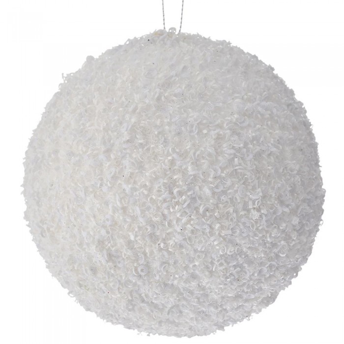 ΛΕΥΚΗ GLITTER FOAM ΜΠΑΛΑ 15ΕΚ