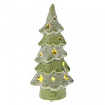 ΠΡΑΣΙΝΟ ΚΕΡΑΜΙΚΟ ΔΕΝΤΡΟ ΜΕ ΦΩΣ 10Χ7Χ20ΕΚ