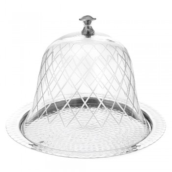 ΑΣΗΜΙ ΣΤΡΟΓΓΥΛΟΣ ΜΕΤΑΛΛΙΚΟΣ ΔΙΣΚΟΣ ΜΕ ΓΥΑΛΙΝΗ ΚΑΜΠΑΝΑ 30x25EK ΑΣΗΜΙ ΣΤΡΟΓΓΥΛΟΣ ΜΕΤΑΛΛΙΚΟΣ ΔΙΣΚΟΣ ΜΕ ΓΥΑΛΙΝΗ ΚΑΜΠΑΝΑ 30x25EK