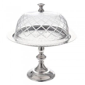 ΑΣΗΜΙ ΣΤΡΟΓΓΥΛΗ ΜΕΤΑΛΛΙΚΗ ΒΑΣΗ ΜΕ ΓΥΑΛΙΝΗ ΚΑΜΠΑΝΑ 28x35EK ΑΣΗΜΙ ΣΤΡΟΓΓΥΛΗ ΜΕΤΑΛΛΙΚΗ ΒΑΣΗ ΜΕ ΓΥΑΛΙΝΗ ΚΑΜΠΑΝΑ 28x35EK