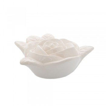 ΚΕΡΑΜΙΚΟ ΛΕΥΚΟ ΤΡΙΑΝΤΑΦΥΛΛΟ 22x20.5x7EK ΔΙΑΚΟΣΜΗΤΙΚΟ