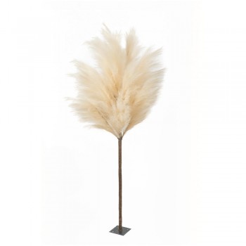 ΚΡΕΜ ΔΕΝΤΡΟ 210EK ΜΕ ΚΛΑΔΙΑ PAMPAS Χ20 ΜΕ ΜΕΤΑΛΛΙΚΗ ΒΑΣΗ