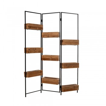 ΜΑΥΡΟ ΜΕΤΑΛΛΙΚΟ ΠΑΡΑΒΑΝ STAND 90x43x160EK ΜΕ ΞΥΛΙΝΑ ΚΟΥΤΙΑ 9 ΘΕΣΕΩΝ ΜΑΥΡΟ ΜΕΤΑΛΛΙΚΟ ΠΑΡΑΒΑΝ STAND 90x43x160EK ΜΕ ΞΥΛΙΝΑ ΚΟΥΤΙΑ 9 ΘΕΣΕΩΝ