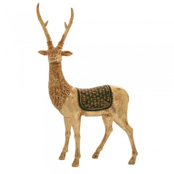 ΠΟΛΥΡΕΖΙΝΗ ΧΡΥΣΟΣ ΤΑΡΑΝΔΟΣ ΜΕ ΠΡΑΣΙΝΗ ΣΕΛΑ 31,5Χ17Χ48ΕΚ.