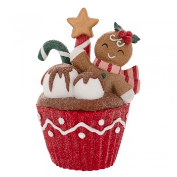 GINGERBREAD ΠΟΛΥΡΕΖΙΝ CUPCAKE 11Χ9Χ15ΕΚ