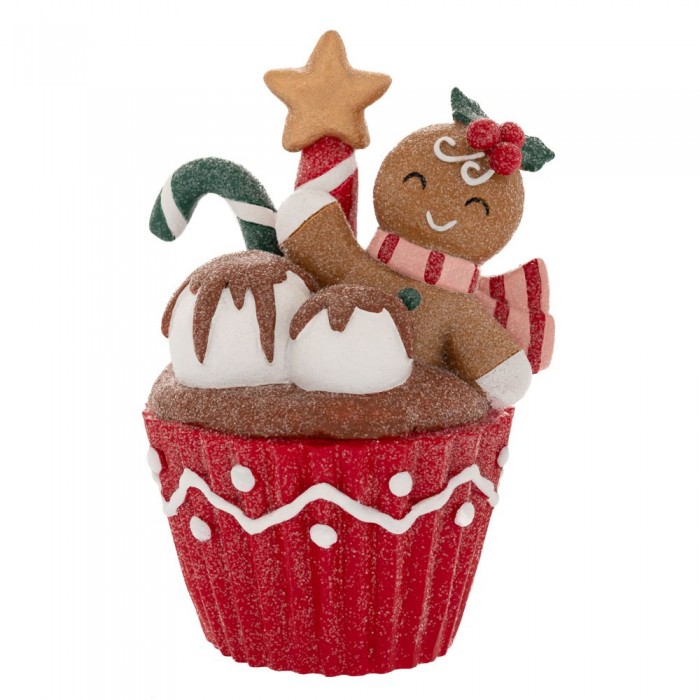 GINGERBREAD ΠΟΛΥΡΕΖΙΝ CUPCAKE 11Χ9Χ15ΕΚ
