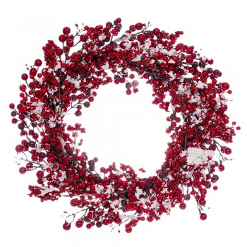 ΣΤΕΦΑΝΙ ΜΕ ΚΟΚΚΙΝΑ BERRIES ΚΑΙ ΧΙΟΝΙ 55ΕΚ ΣΤΕΦΑΝΙ ΜΕ ΚΟΚΚΙΝΑ BERRIES ΚΑΙ ΧΙΟΝΙ 55ΕΚ