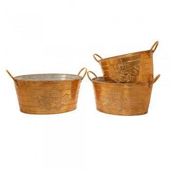 ΣΕΤ 3 ΧΡΥΣΑ ΟΒΑΛ ΜΕΤΑΛΛΙΚΑ ΚΑΣΠΩ 46Χ28Χ22 41Χ25Χ21 36Χ22Χ20ΕΚ ΣΕΤ 3 ΧΡΥΣΑ ΟΒΑΛ ΜΕΤΑΛΛΙΚΑ ΚΑΣΠΩ 46Χ28Χ22 41Χ25Χ21 36Χ22Χ20ΕΚ