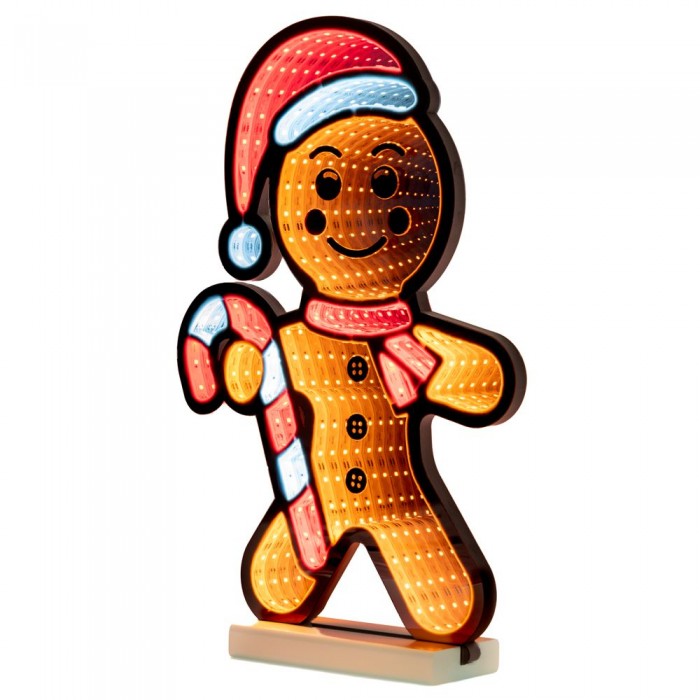 INFINITY ΦΩΤΙΖΟΜΕΝΟ GINGERBREAD 27Χ40ΕΚ ΔΙΠΛΗΣ ΟΨΗΣ ΣΕ ΞΥΛΙΝΗ ΒΑΣΗ