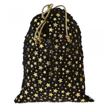 ΠΟΥΓΚΙ ΓΟΥΝΑΚΙ ΑΣΤΕΡΙΑ 29cmX40cm ΜΑΥΡΟ